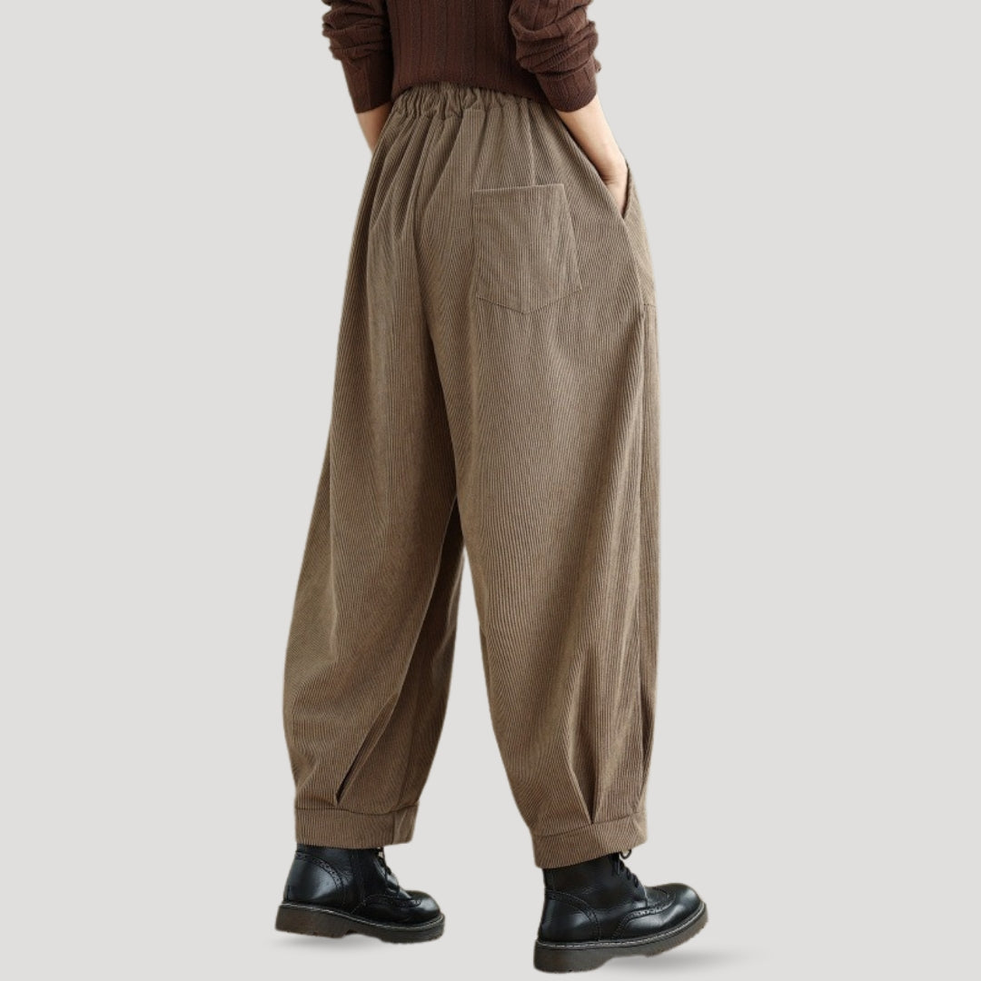 Women's Corduroy Wide-Leg Pants for Effortless Style - photo 4