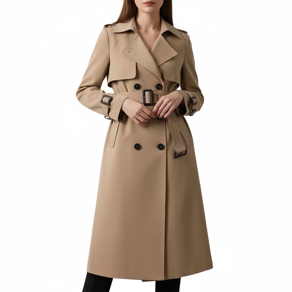 Babylon - Women's Longline Single Breasted Trench Coat - photo 1