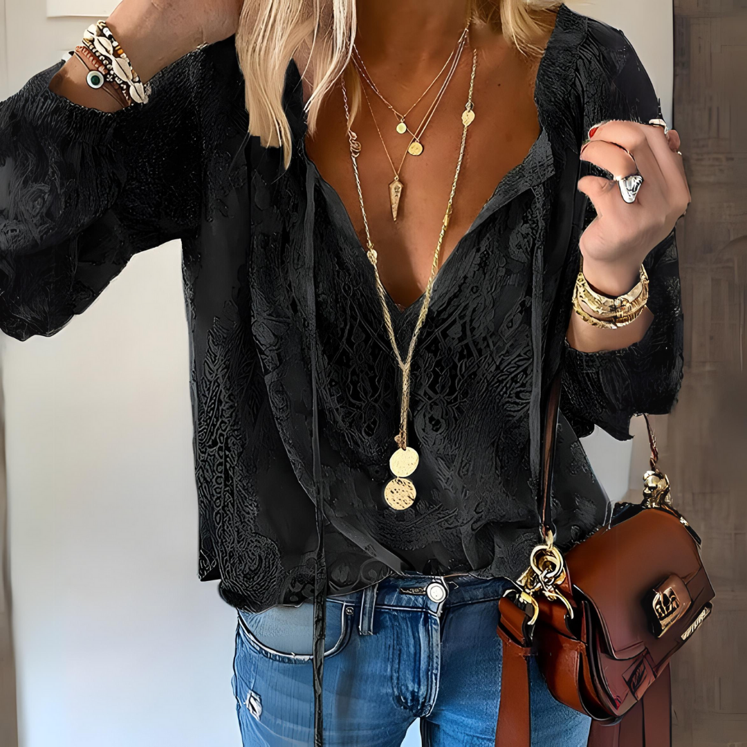 Stylish Crocheted Boho Blouse for Women - photo 3