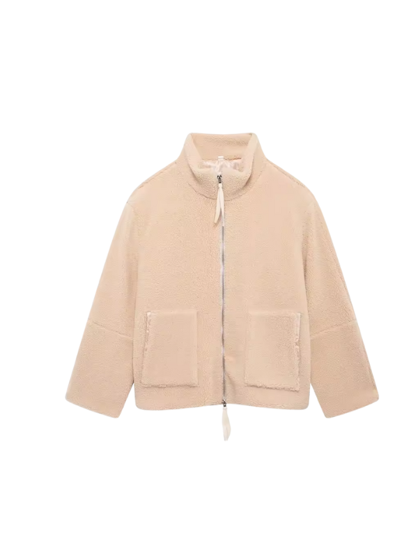 Ultra-Soft Oversized Sherpa Fleece Jacket Stylish for Cold Weather - photo 6