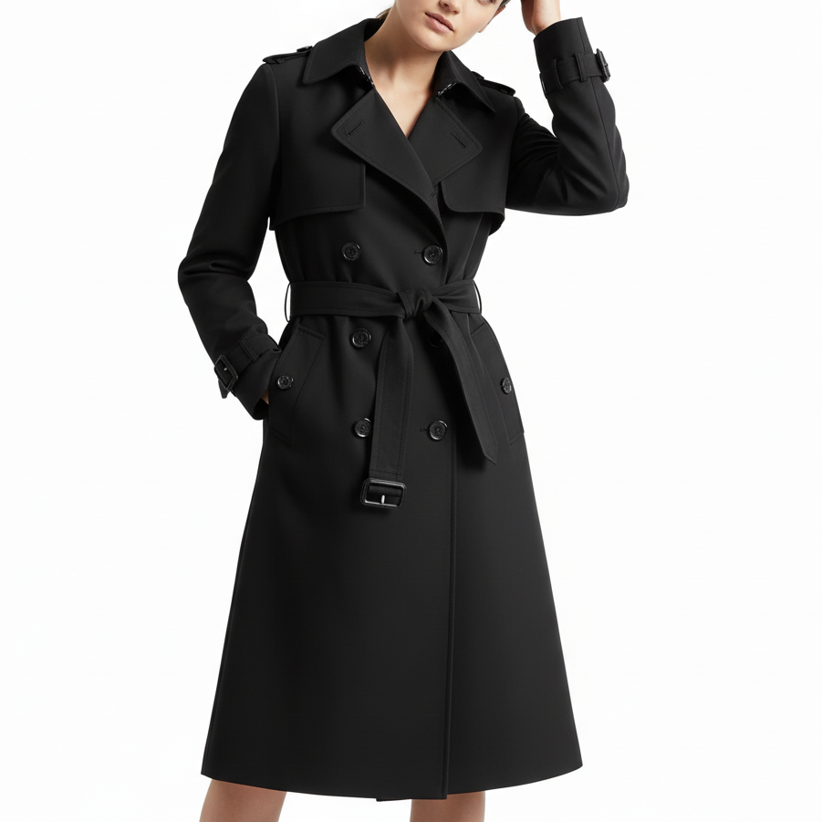 Babylon - Women's Longline Single Breasted Trench Coat - photo 4