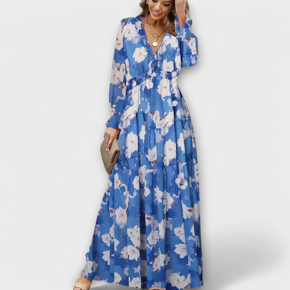 Women's Wilma™ | Floral V-Neck Maxi Dress - photo 3