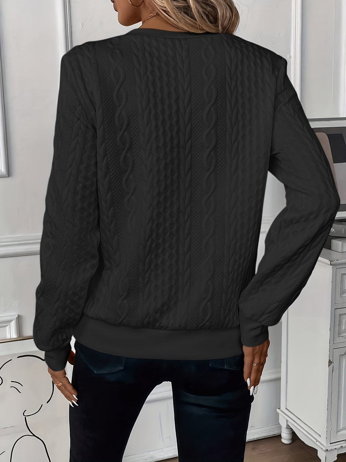 Women's Zippered Sweater with Stylish Design - photo 17
