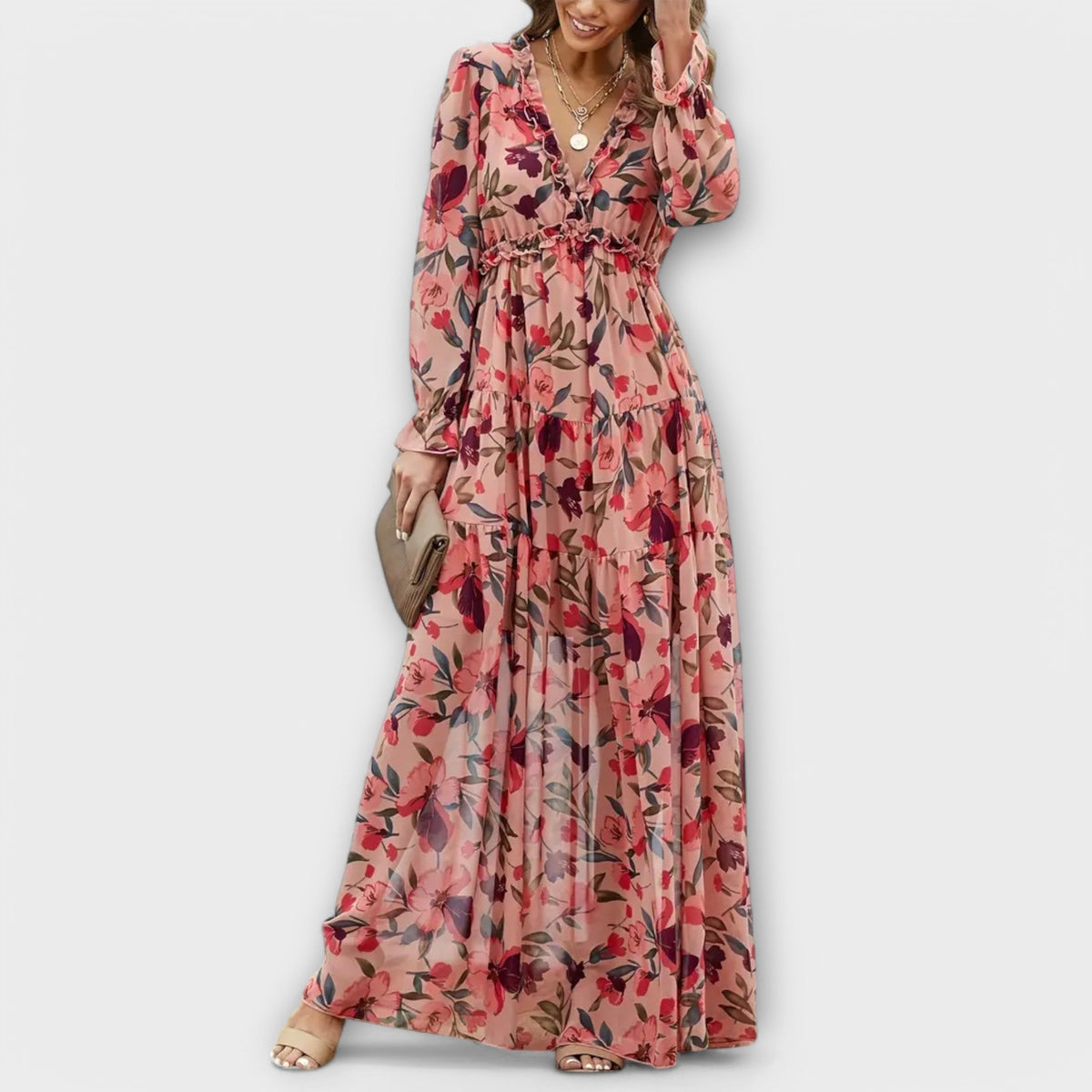 Women's Wilma™ | Floral V-Neck Maxi Dress - photo 1