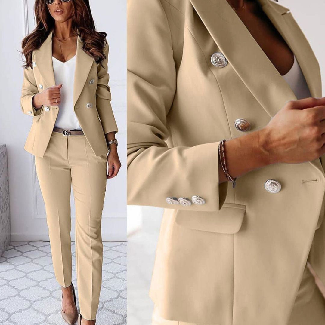 Women's Double-Breasted Suit Set - Stylish Lily Design - photo 2