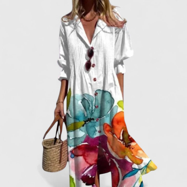 Paula - Women's Boho Maxi Dress - photo 2