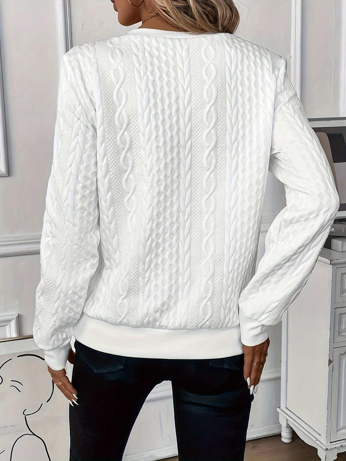 Women's Zippered Sweater with Stylish Design - photo 12