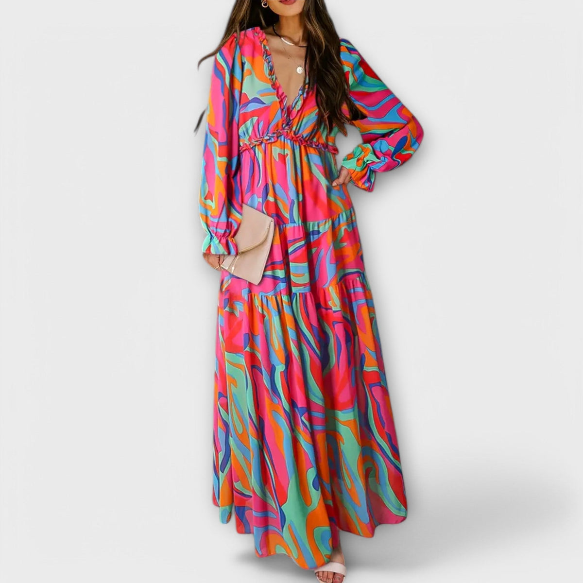 Women's Wilma™ | Floral V-Neck Maxi Dress - photo 8