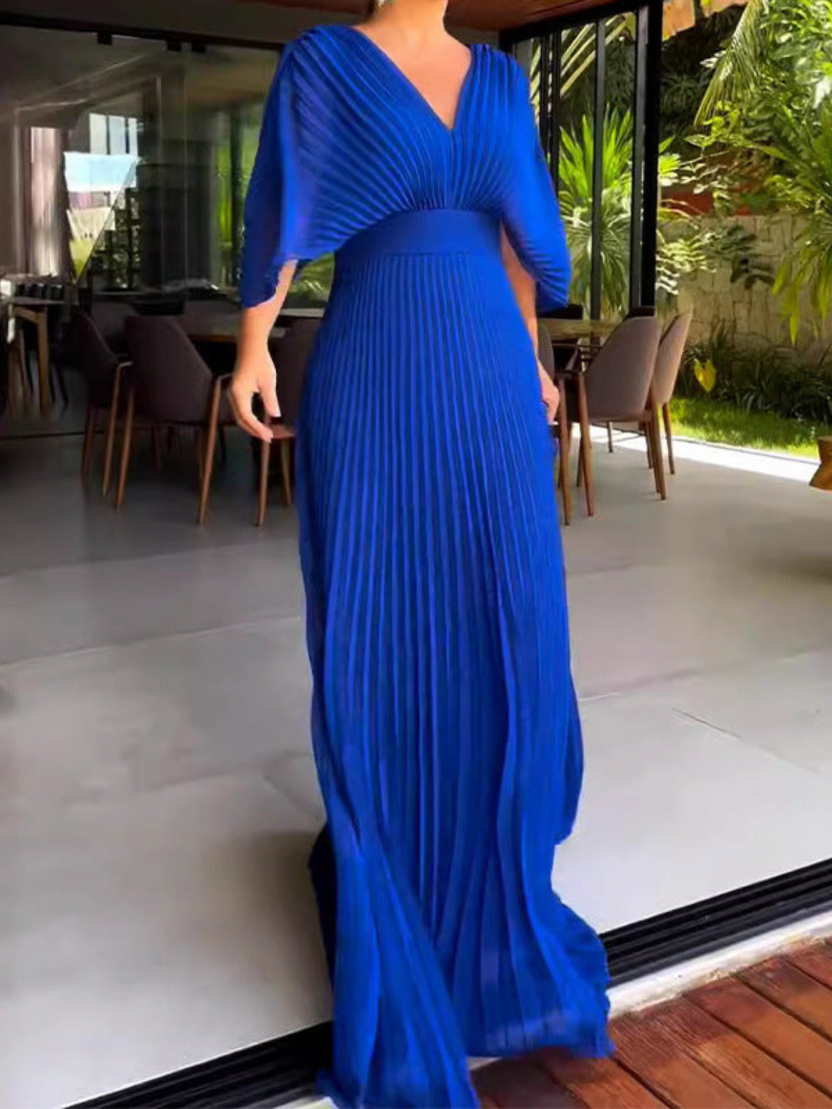 Maddy - Vibrant Pleated Maxi Dress - photo 13