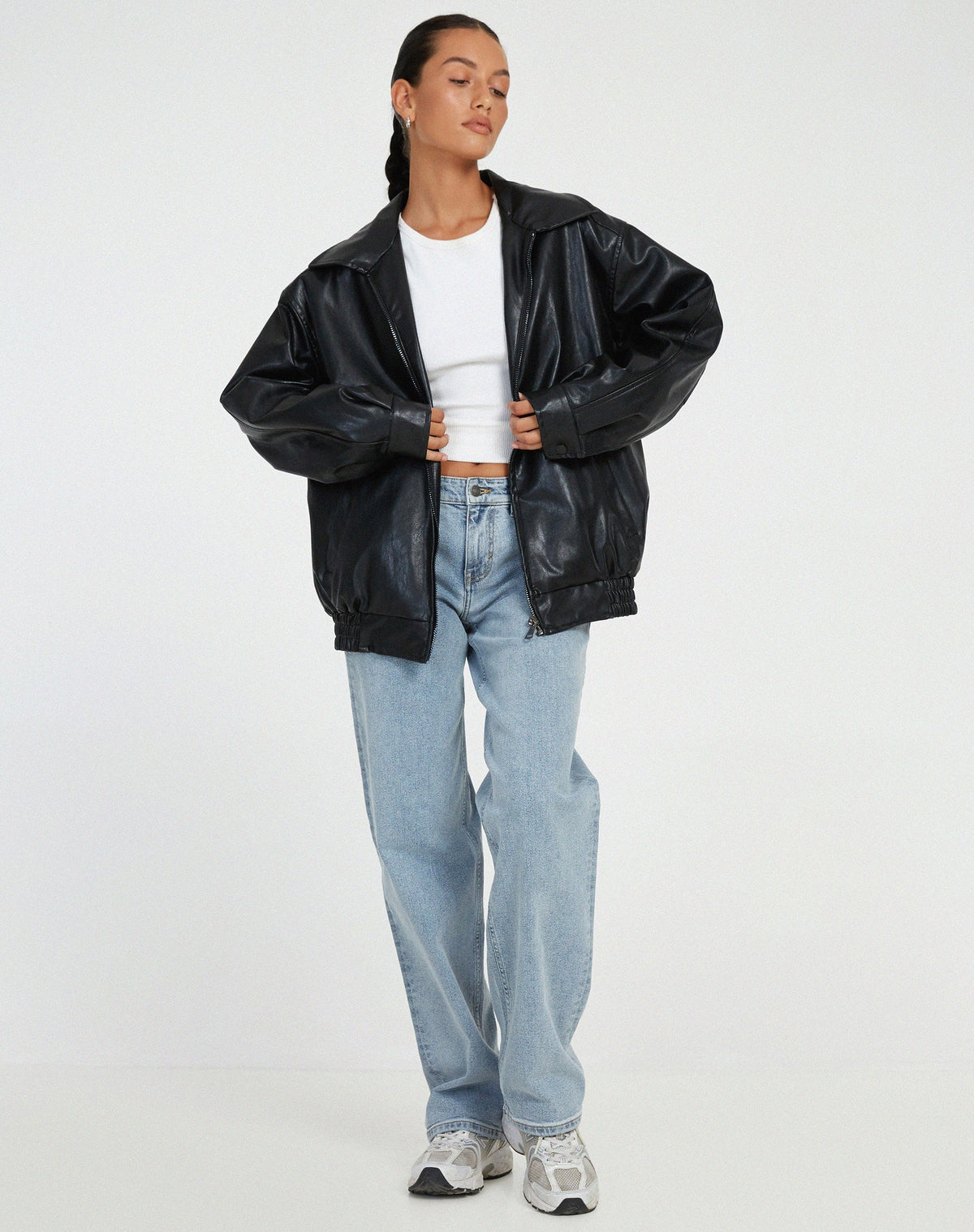 Robin - Women's Oversized Vintage Bomber Jacket - photo 5