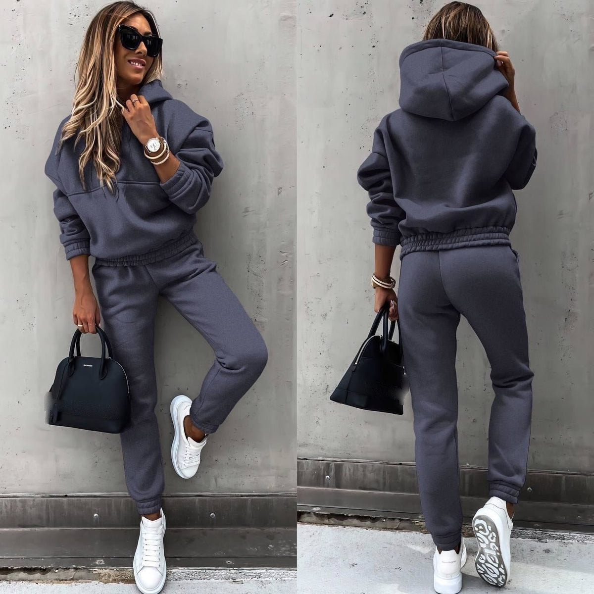 Women's Two-Piece Jogging Set for Everyday Lounging