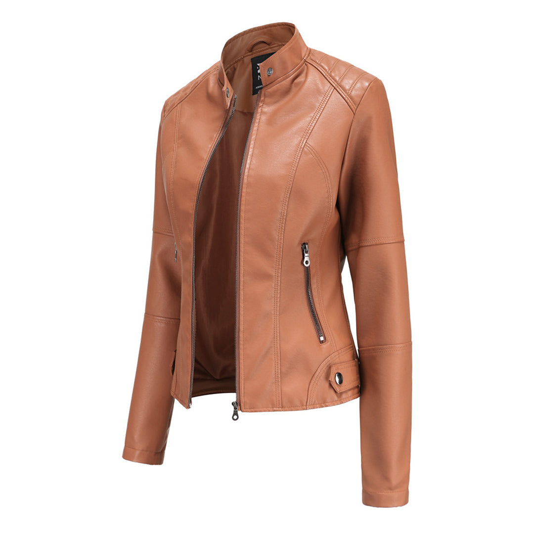 Women's Tailored Leather Jacket for Everyday Wear - photo 8