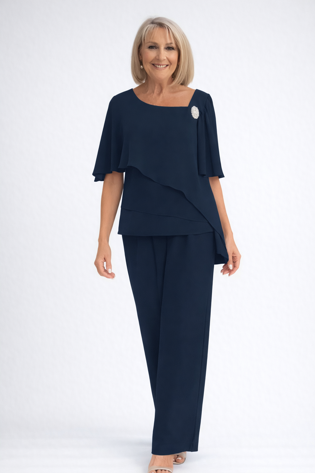 Women's Elegant Formal Two-Piece Set for Weddings and Events - photo 2