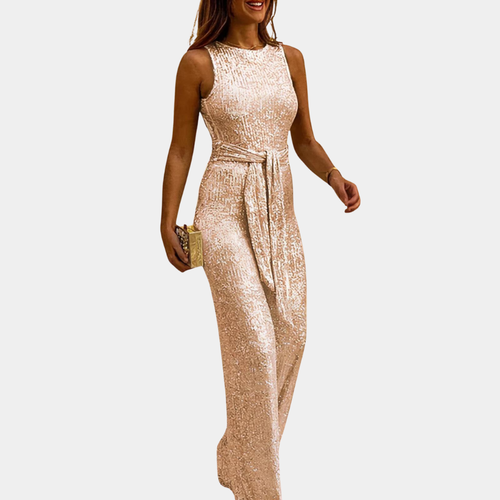 Monica - Women's Glitter Party Jumpsuit