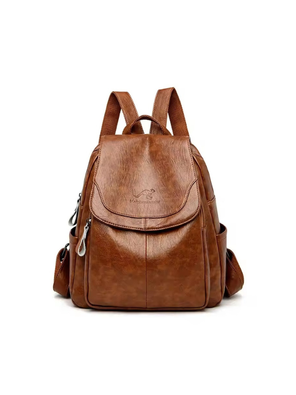 Isla - Women's Anti-Theft PU Leather Backpack with RFID Protection and Stylish Design - photo 10