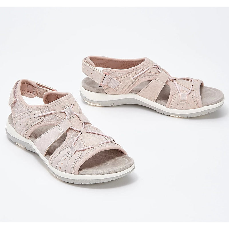 Women's Wide Orthopedic Walking Sandals with Hook and Loop - photo 9