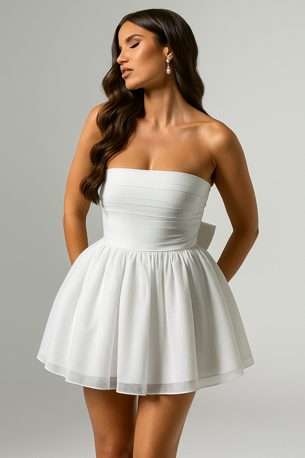 Women’s Strapless Mini Party Dress - photo 3