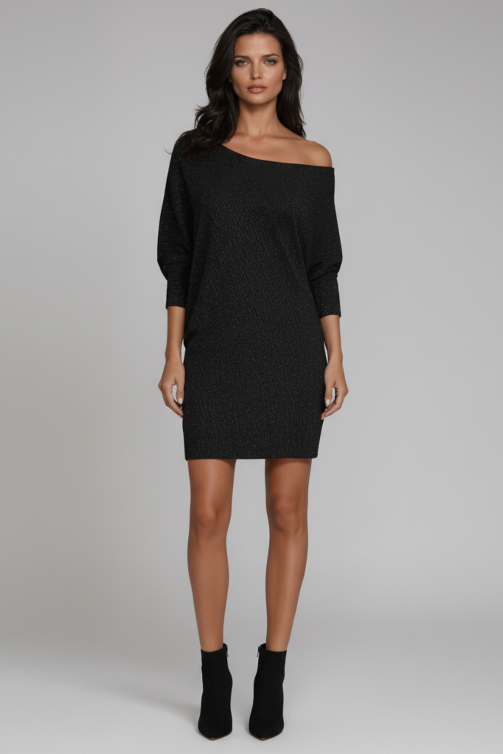 Mireille - Women's Sparkly Glitter Party Mini Dress - photo 2