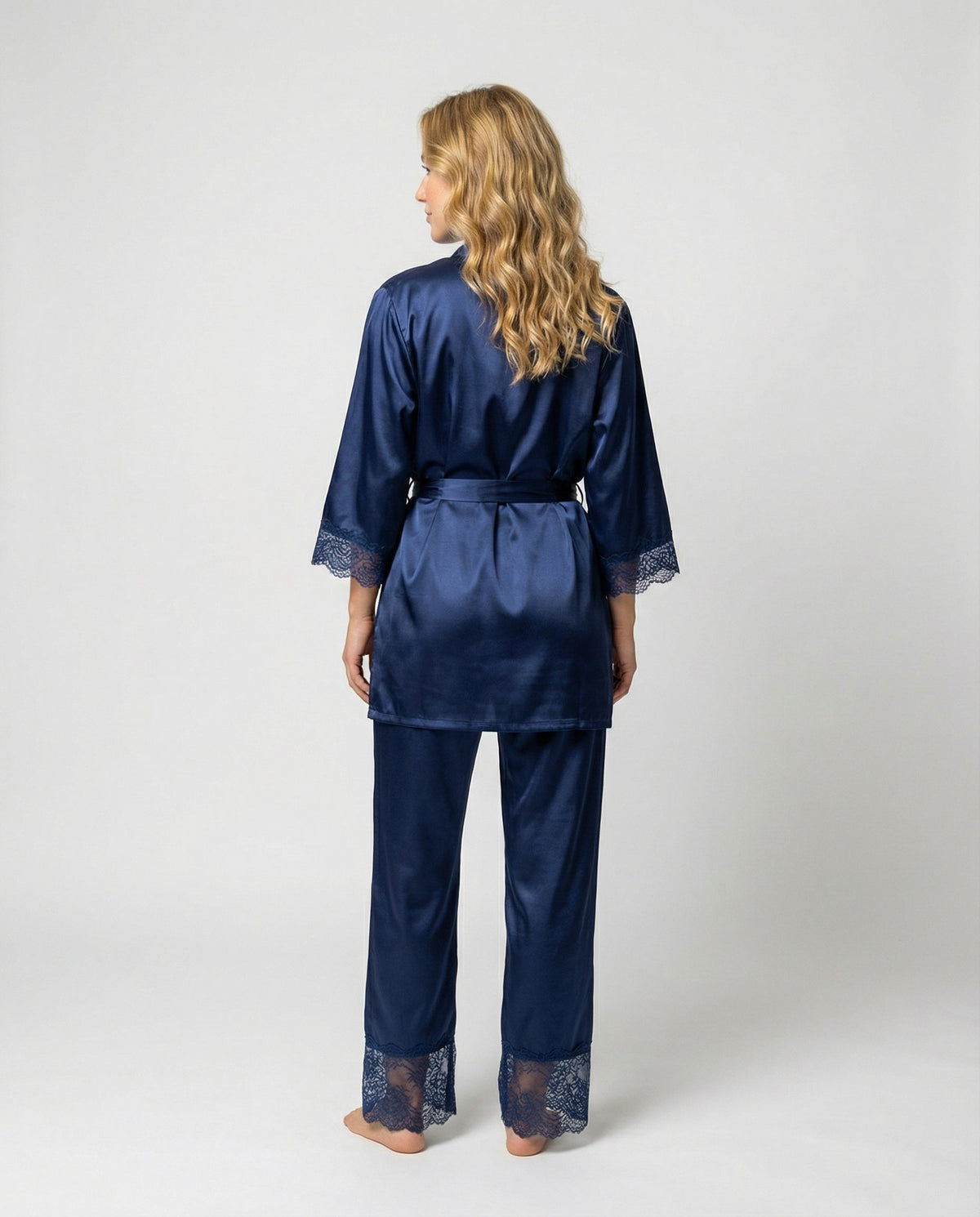 Women's Luxurious Silk Pajama Set - photo 7