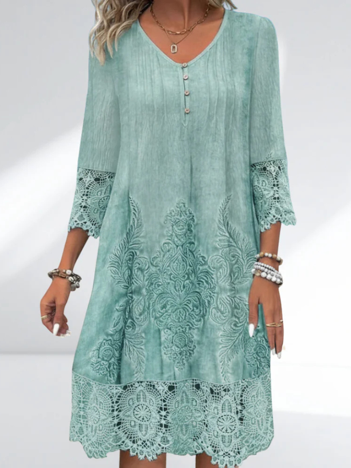 Women's Timeless Lace Midi Cocktail Dress - photo 6
