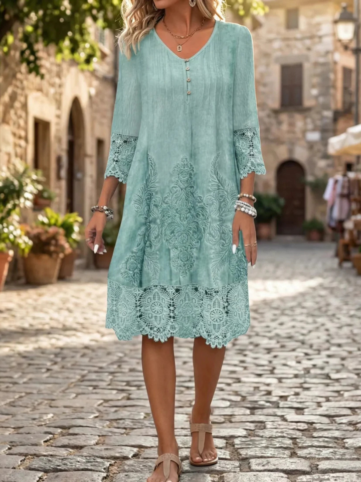 Women's Timeless Lace Midi Cocktail Dress - photo 7