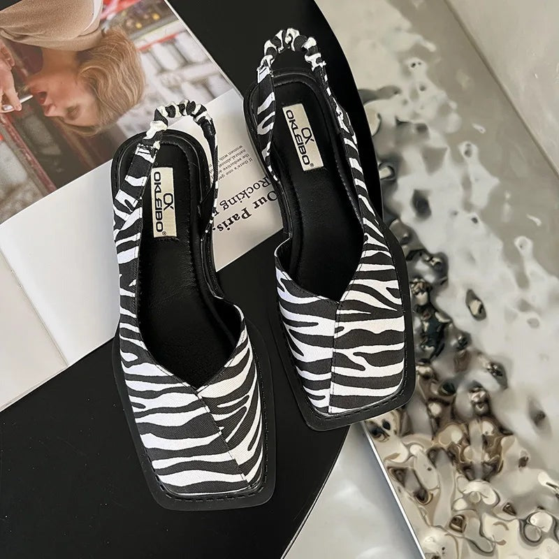 Women's Square Toe Slingback Sandals for Everyday Wear - photo 8
