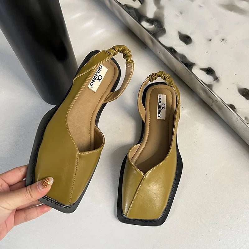 Women's Square Toe Slingback Sandals for Everyday Wear - photo 9