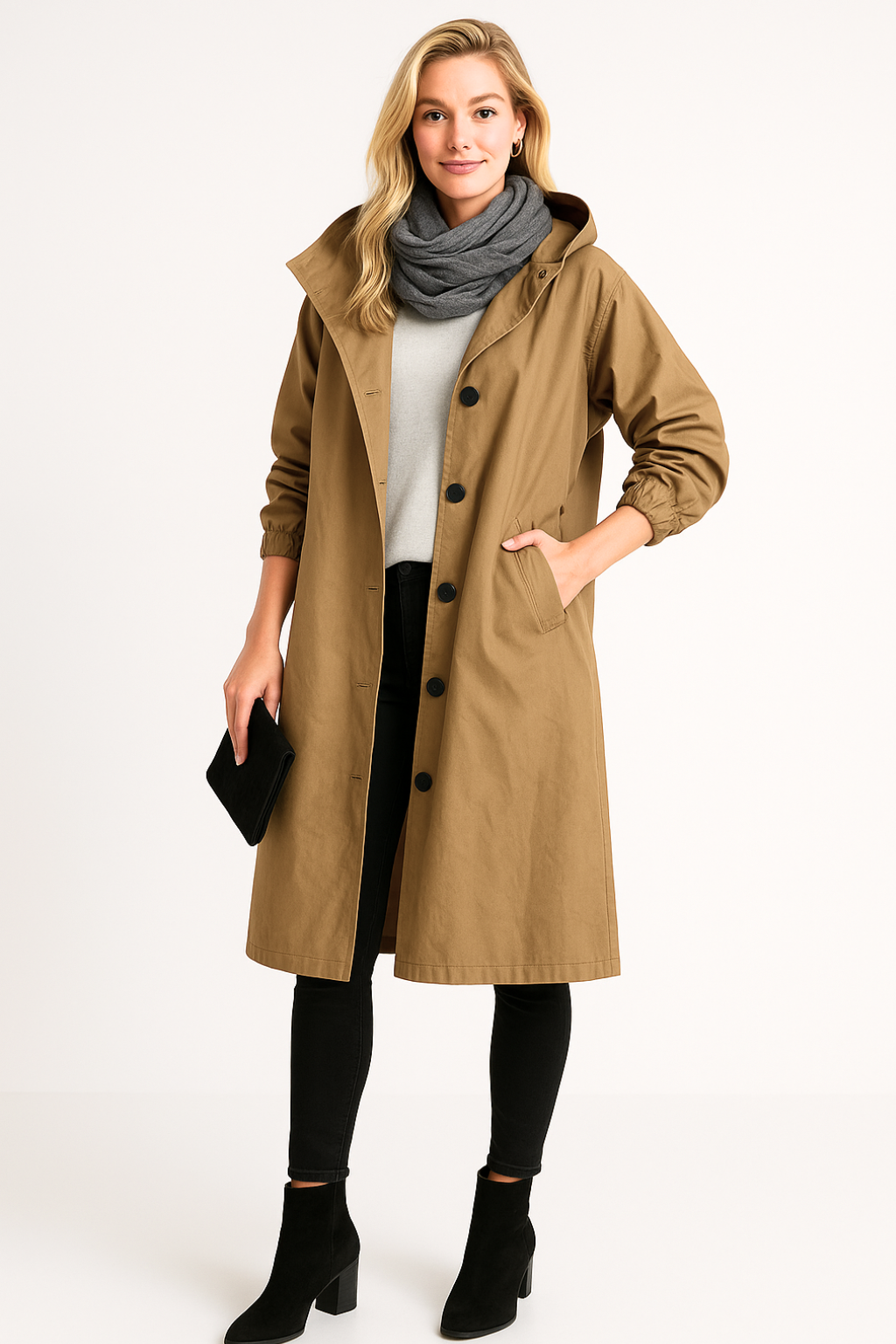 Women’s Button-Front Rain Jacket - photo 1