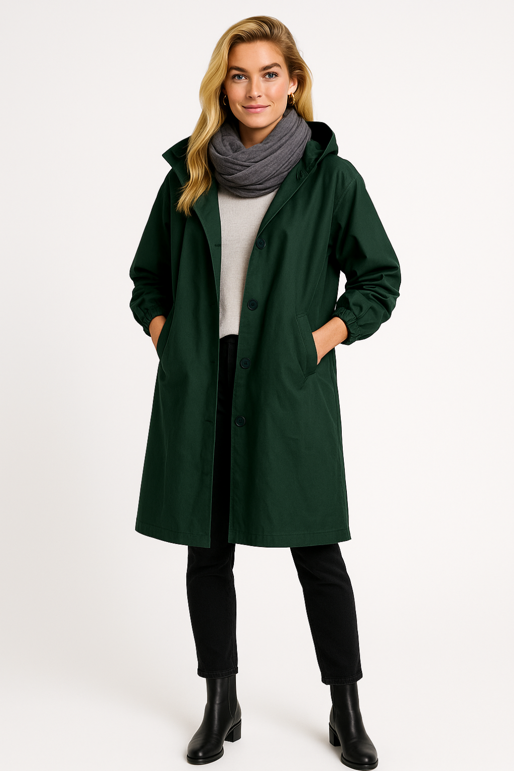Women’s Button-Front Rain Jacket - photo 4