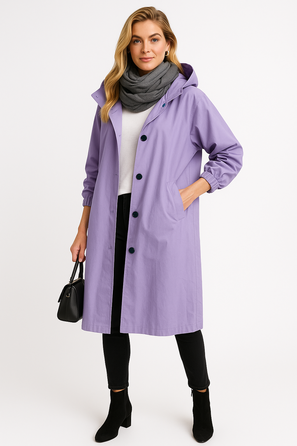 Women’s Button-Front Rain Jacket - photo 8