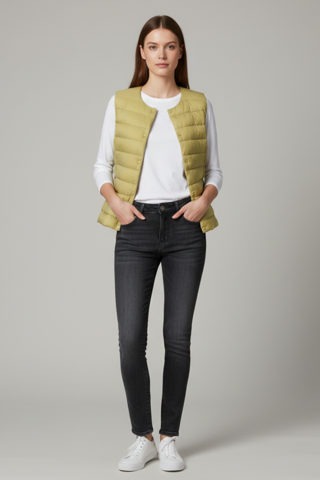 Women’s Elegant Ultra-Light Down Vest - photo 8