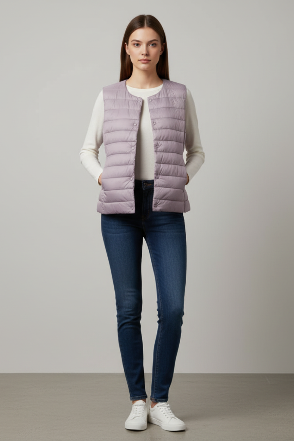 Women’s Elegant Ultra-Light Down Vest - photo 9