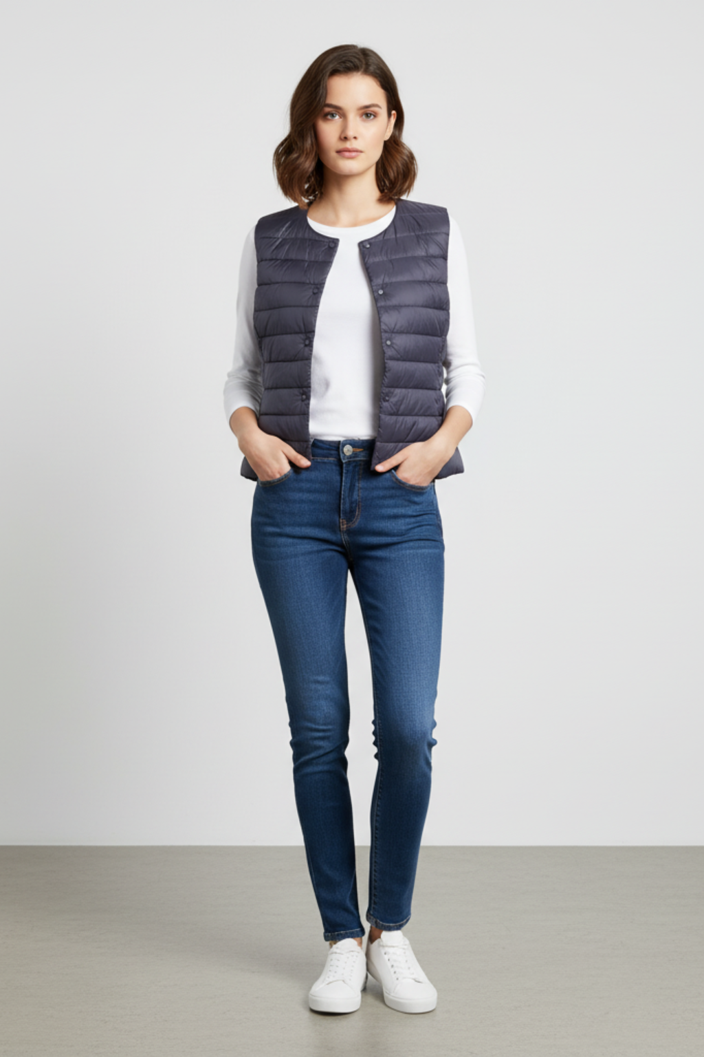 Women’s Elegant Ultra-Light Down Vest - photo 3