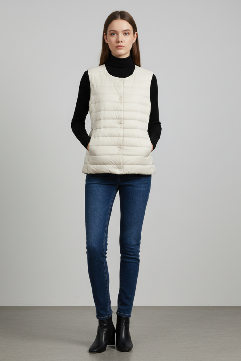 Women’s Elegant Ultra-Light Down Vest - photo 5