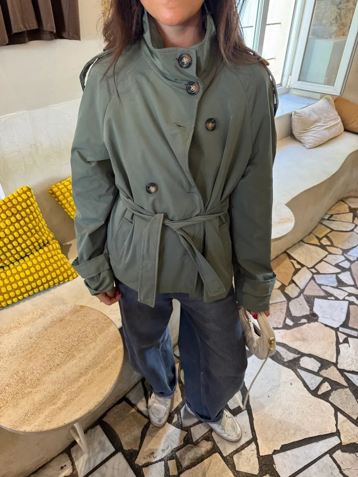 Women's Tailored Water Repellent Trench Coat - photo 10