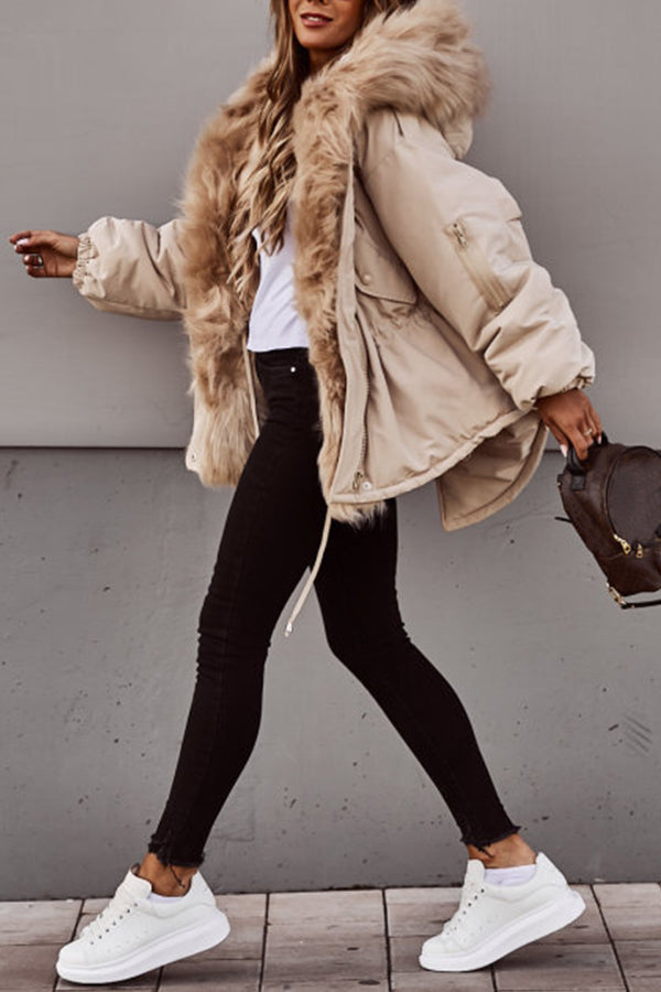 Amira - Women's Fleece-Lined Parka with Hood - photo 4