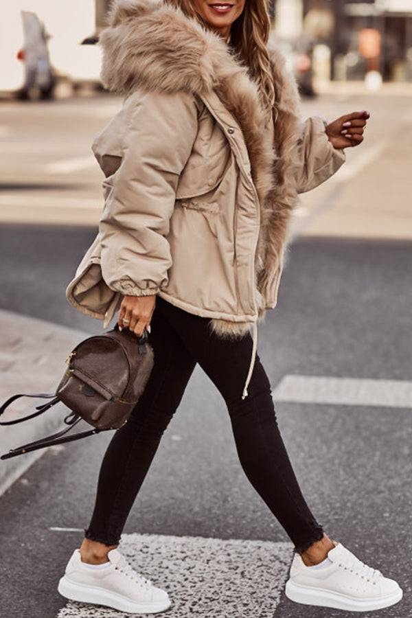 Amira - Women's Fleece-Lined Parka with Hood - photo 5