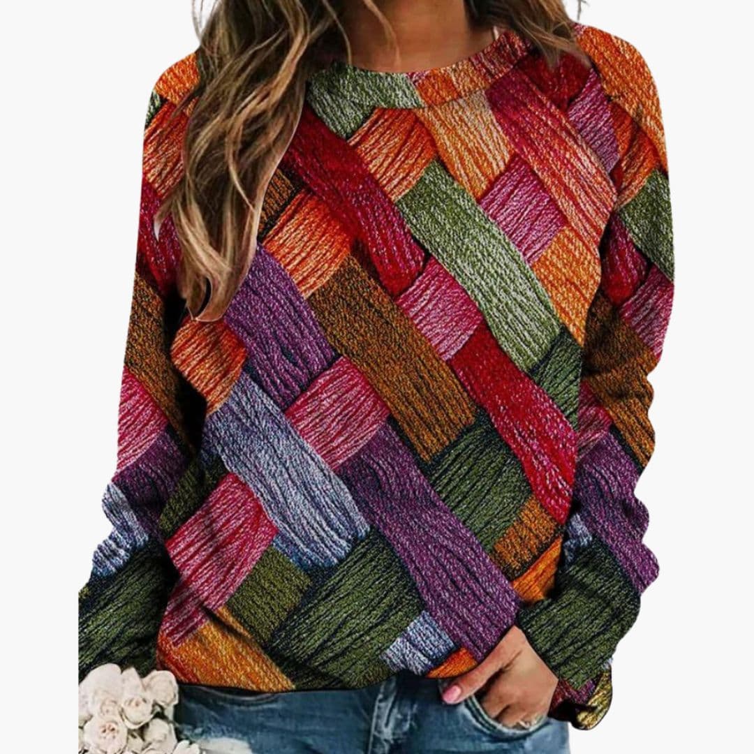 Elsa - Women's Knitted Jumper with Long Sleeves - photo 3