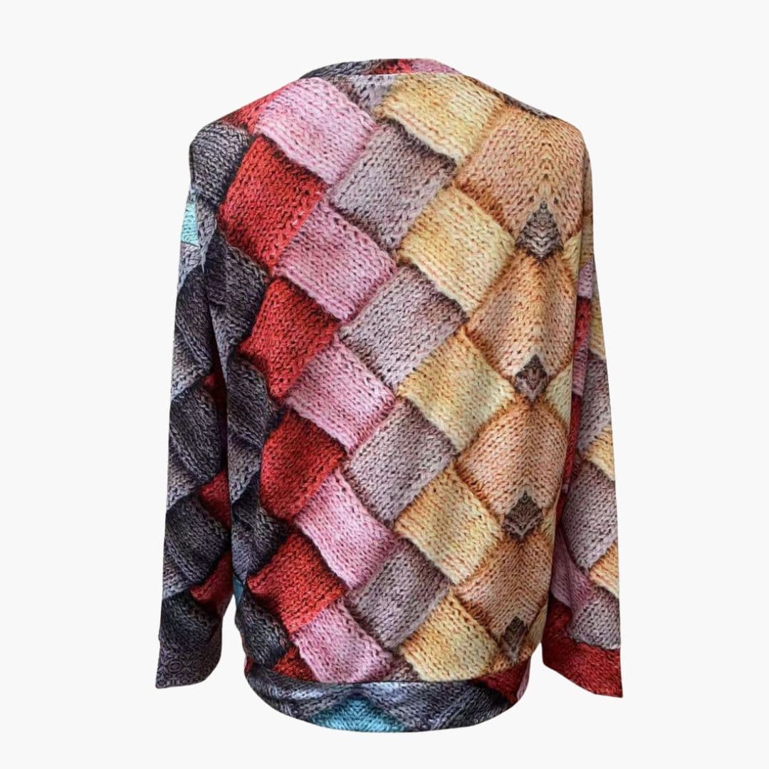 Elsa - Women's Knitted Jumper with Long Sleeves - photo 6