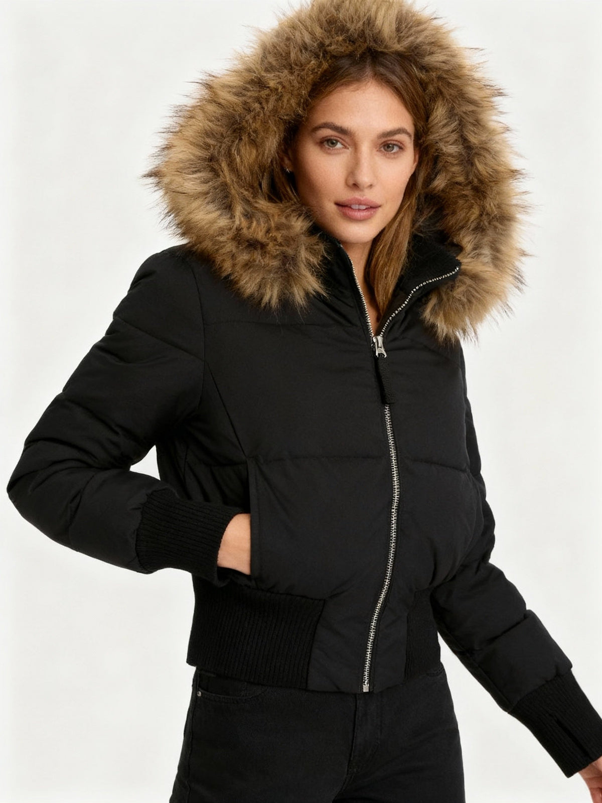 Glenys - Women's Quilted Jacket with Hood - photo 5