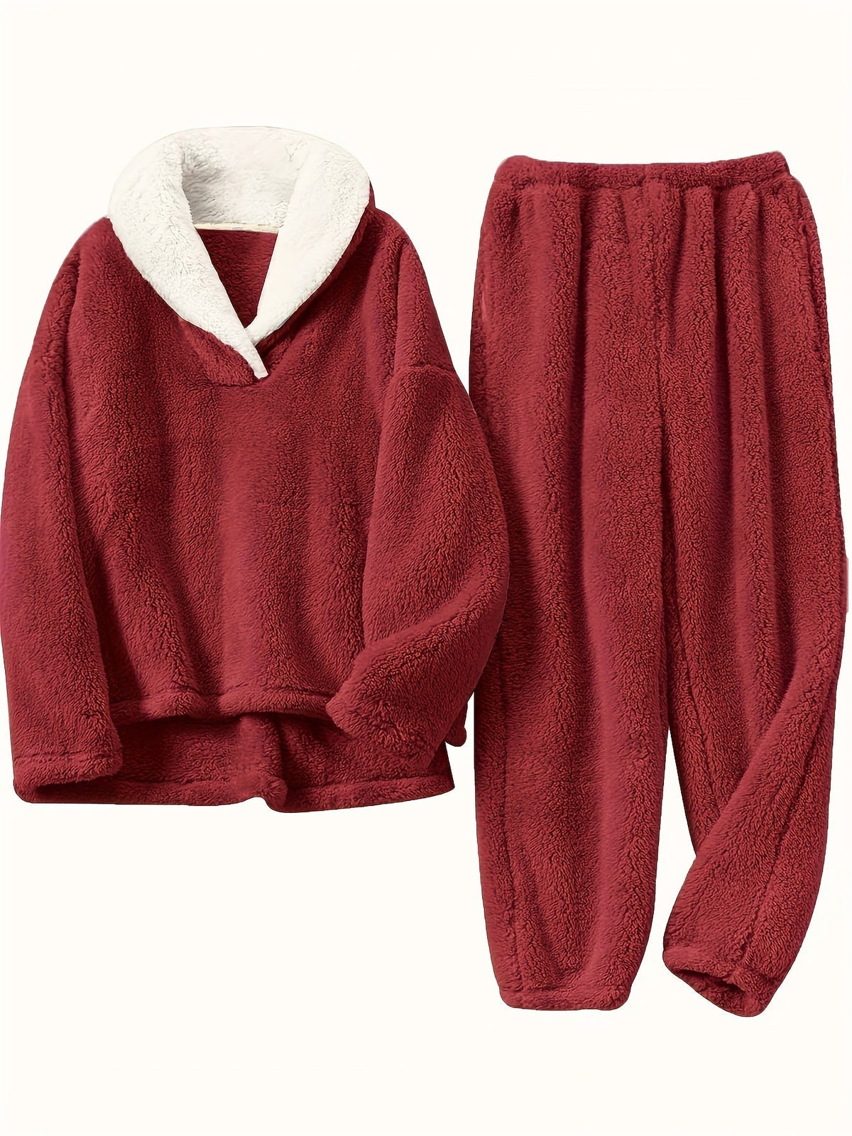 Hildrun - Women's Lounge Set - Red