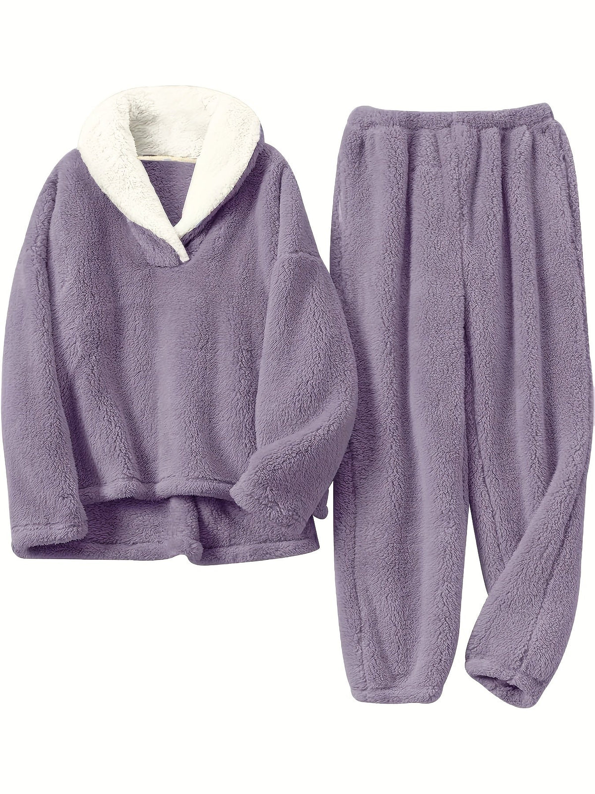 Hildrun - Women's Lounge Set - Light Lilac