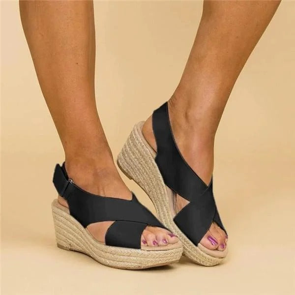 Elara - Women's Orthopedic Espadrille Wedges - photo 5