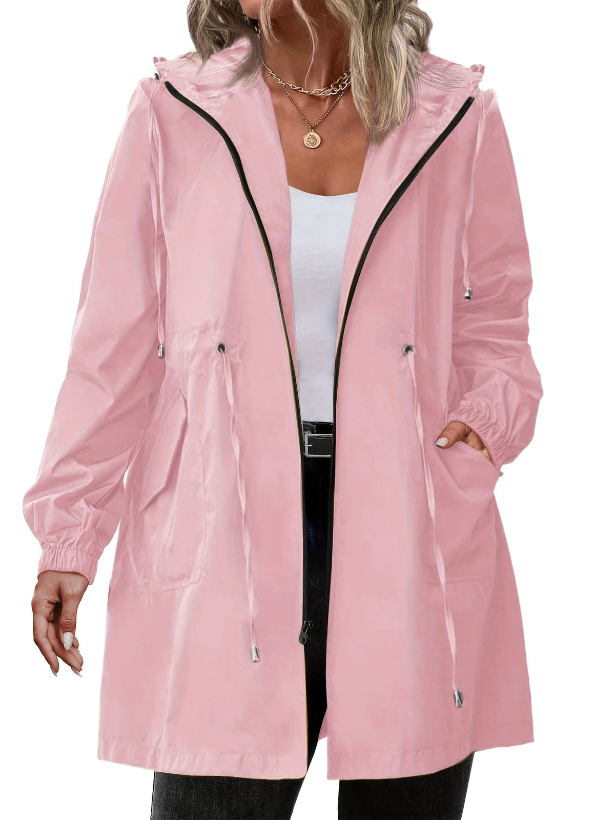 Janice - Women's Relaxed Jacket with Hood - photo 6