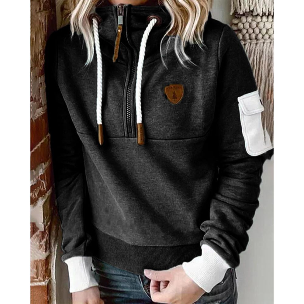Lottie - Women's Soft Casual Sweatshirt Drawstring Hood - photo 8