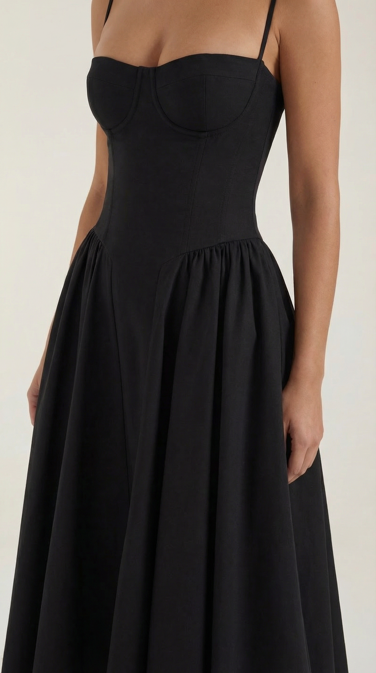 Marielle - Women's Floral Corset Wedding Guest Midi Dress - photo 8