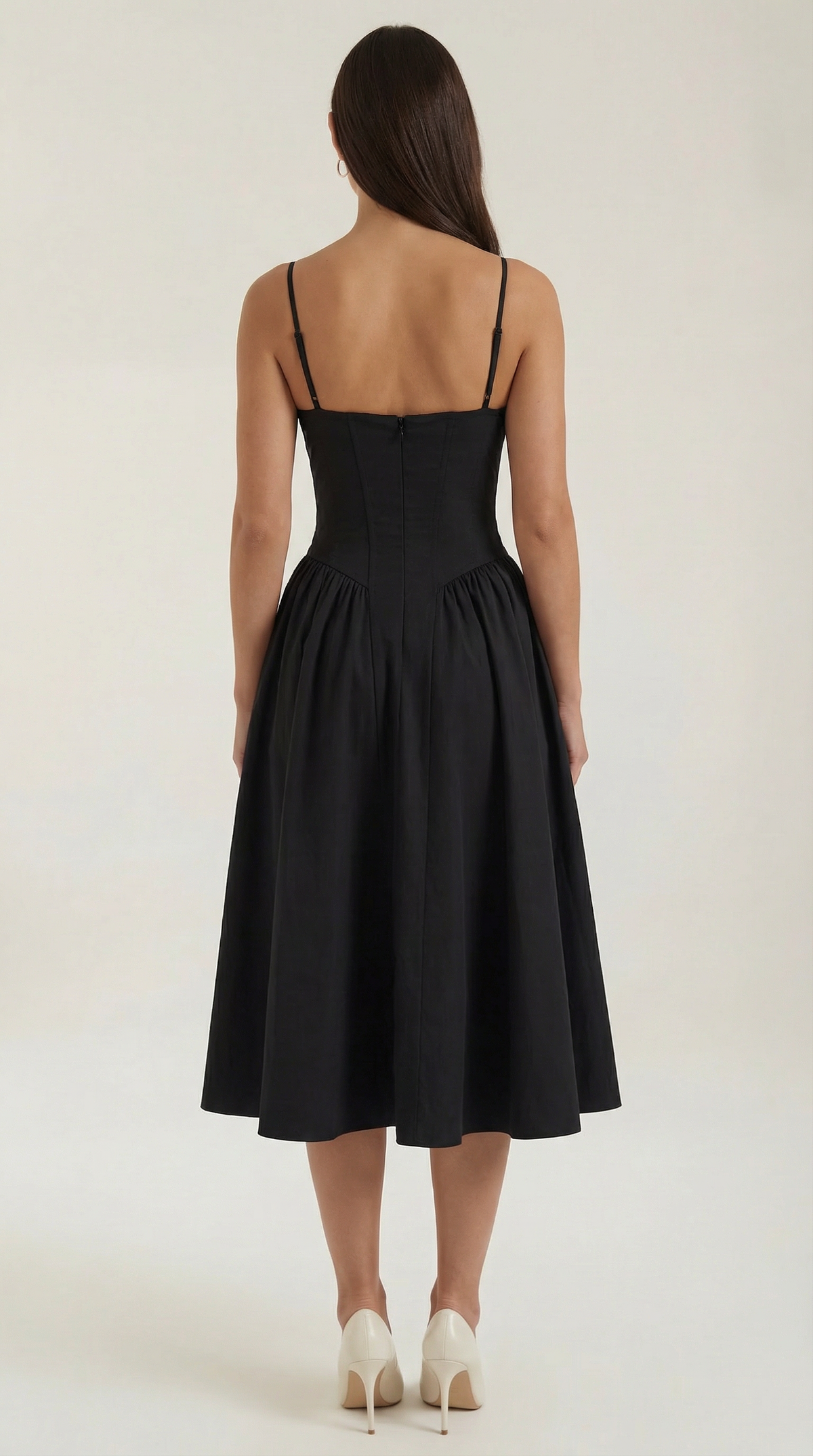 Marielle - Women's Floral Corset Wedding Guest Midi Dress - photo 9