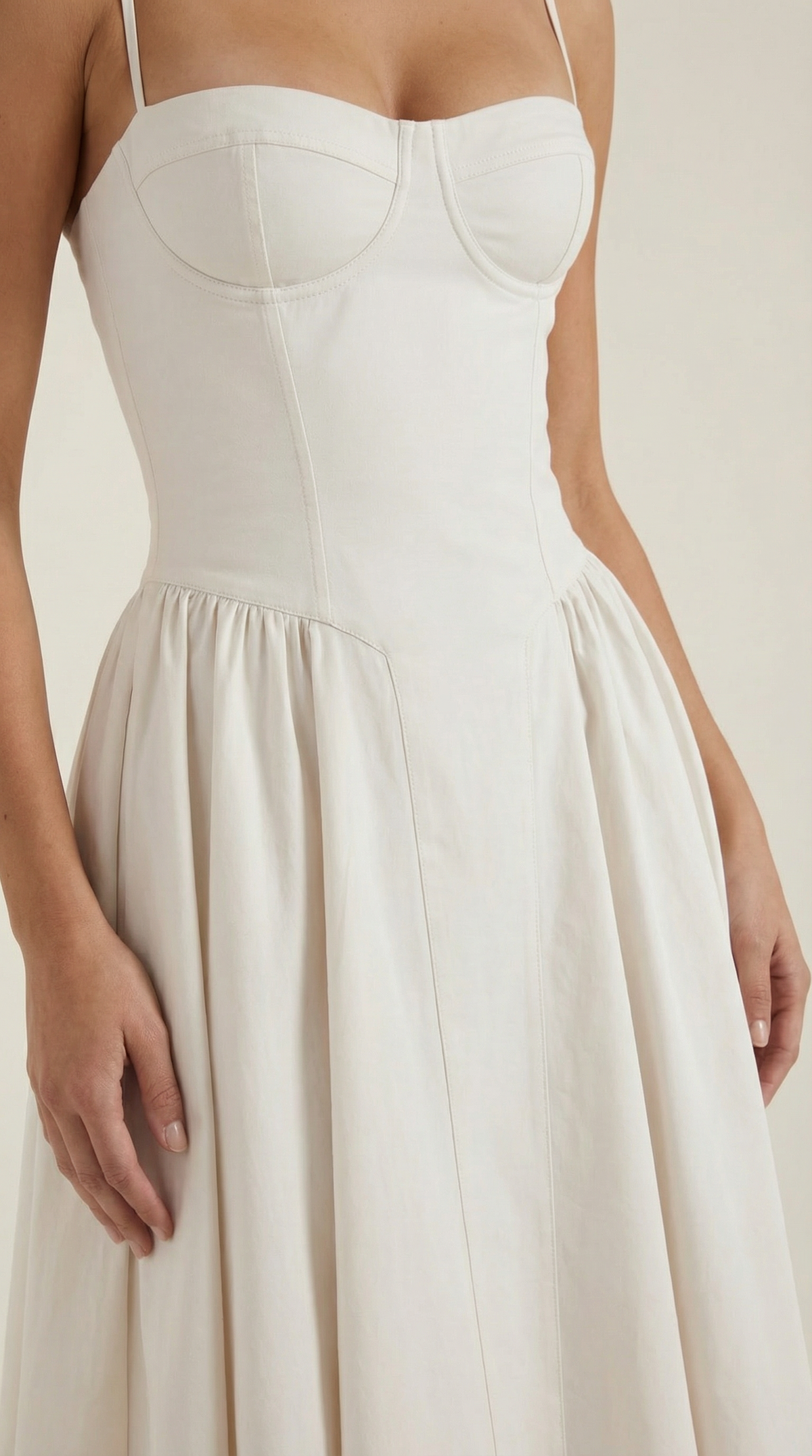 Marielle - Women's Floral Corset Wedding Guest Midi Dress - photo 13