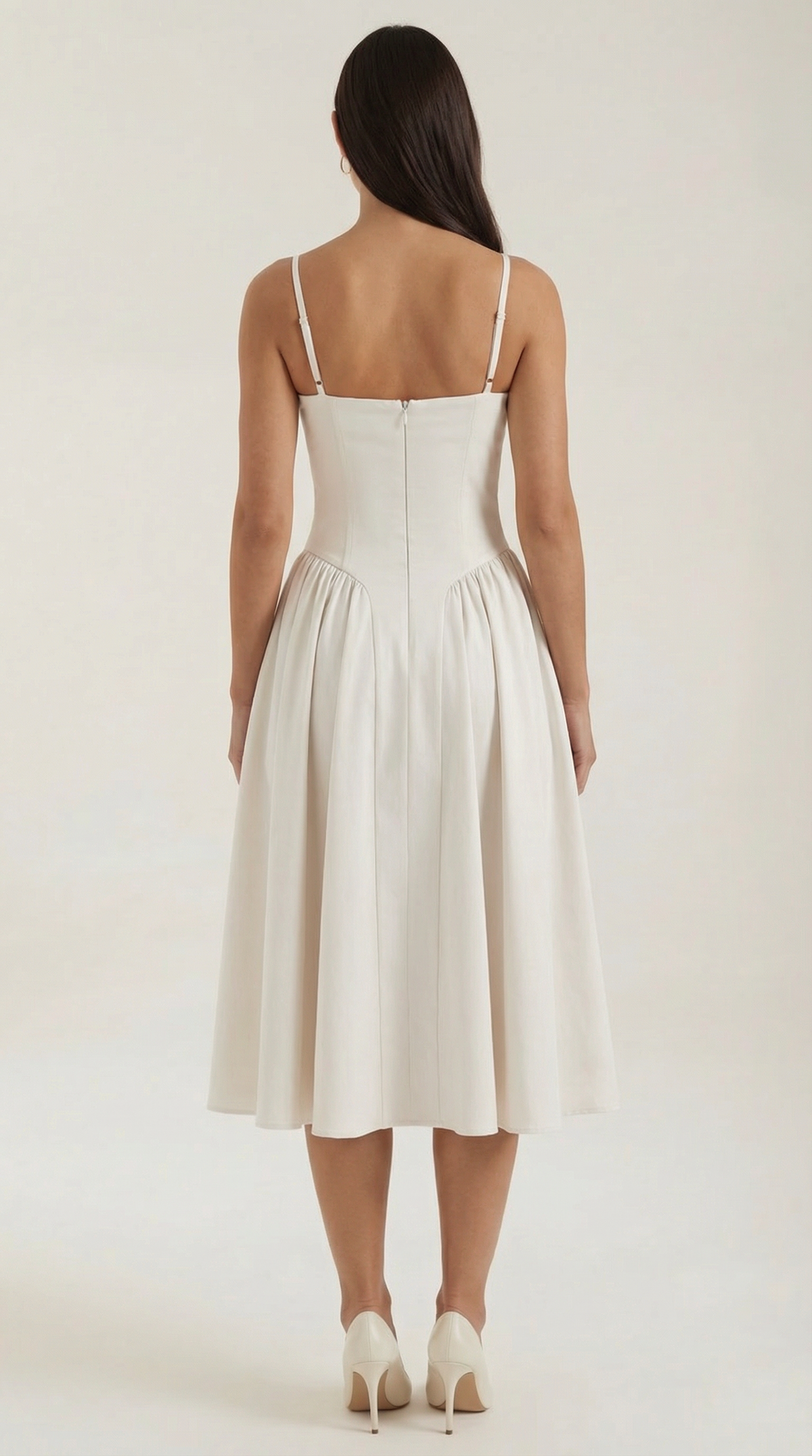 Marielle - Women's Floral Corset Wedding Guest Midi Dress - photo 14