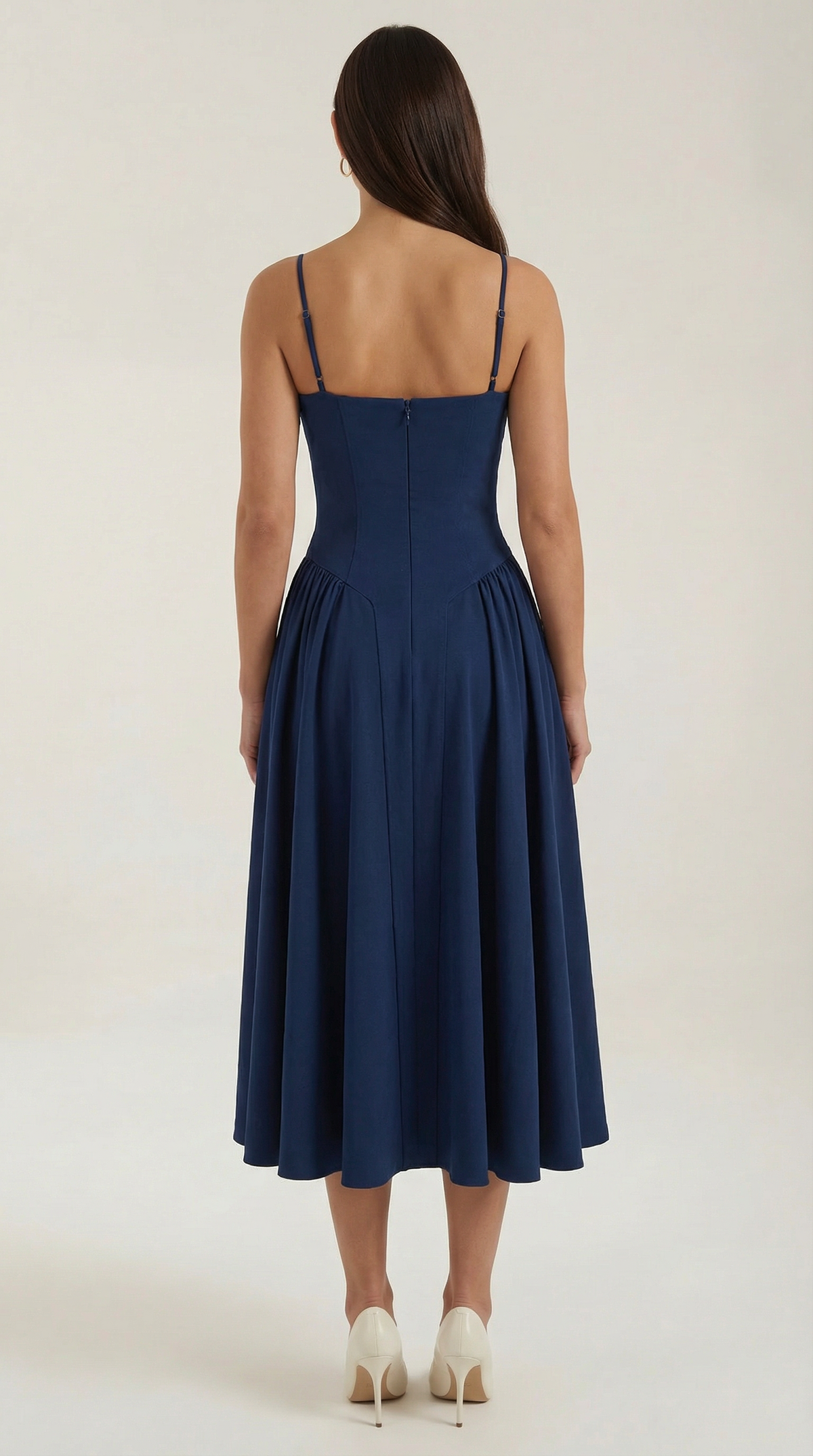 Marielle - Women's Floral Corset Wedding Guest Midi Dress - photo 19
